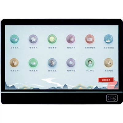 What is the anti - glare performance of digital classroom displays?